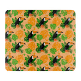 Tropiskt Toucan Bird Seamless Mönster