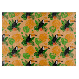 Tropiskt Toucan Bird Seamless Mönster