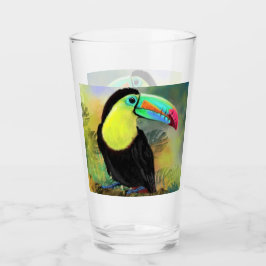 Tropiskt Toucan-glas Glaskopp