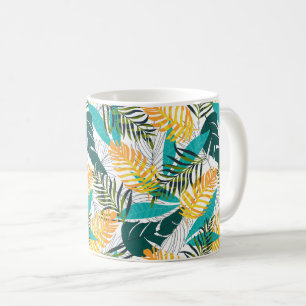 Tropiskt tryckt kaffe Mugg