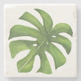 Tropiskt Underlägg vattenfärg i Monstera