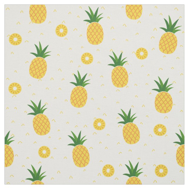 Tropiskt utkast från hawaiian Pineapple Mönster Tyg (Provkarta)