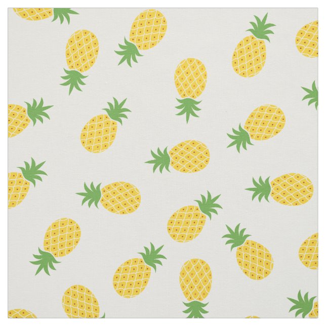 Tropiskt utkast från hawaiian Pineapple Mönster Tyg (Provkarta)