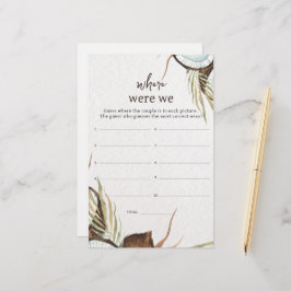 Tropiskt var var vi möhippa-spel