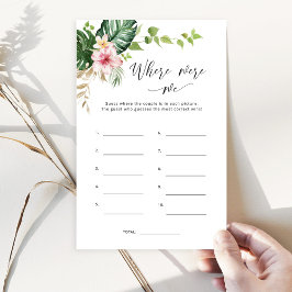 Tropiskt var var vi möhippa-spel