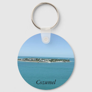 Tropiskt vatten för Cozumel öblått Nyckelring