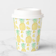 Tropiskt vattenfärgsananas