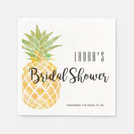 Tropiskt vattenfärgsananas | MÖHIPPA Pappersservett