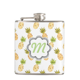 Tropiskt vattenfärgsananas Mönster Fickplunta