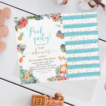 Tropiskt vattenfärgspolsiskt sommarbabyskor