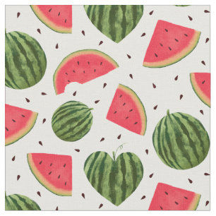 Tropiskt vattenmelon Mönster Tyg