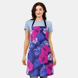 Tropiskt vid rosa och Lila - En smart hibiscus-des