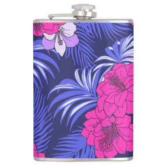 Tropiskt vid rosa och Lila - En smart hibiscus-des Fickplunta