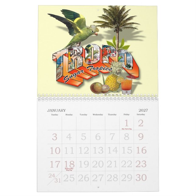 tropo år kalender (Jan 2027)