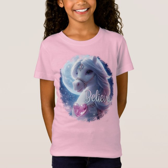 TROR att rosa är en fantastisk fantasi söt T Shirt (Framsida)