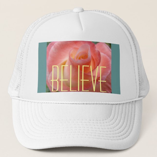 TROR Damtruckerhattar Rosa Rosblomma Truckerkeps (Framsida)