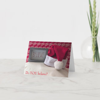 Tror du på julkortet? helgkort