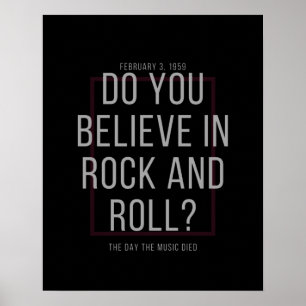 Tror du på Rock and roll? Poster