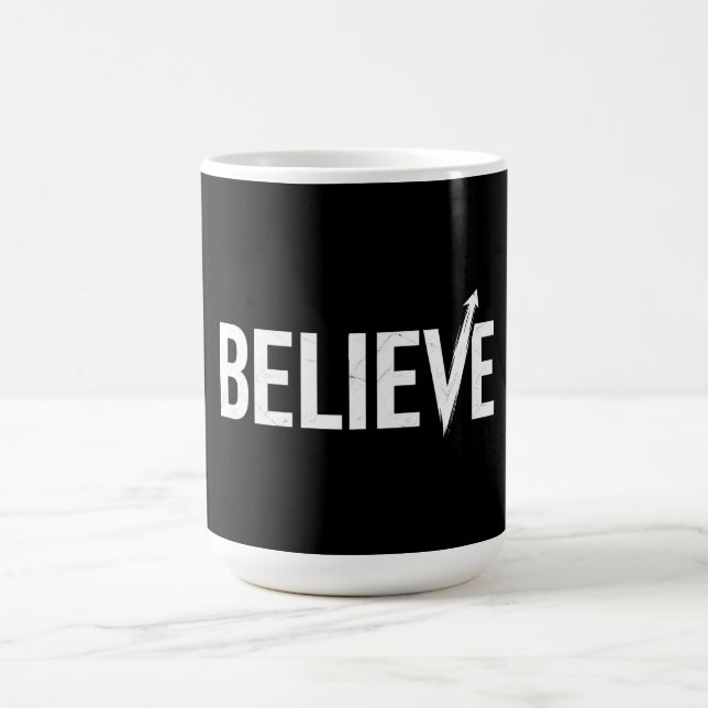 TROR Fet typografi Motiverande design Kaffemugg (Center)