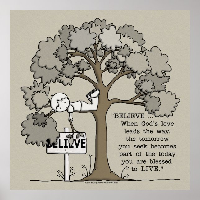 TROR FÖR ATT LEVA-Square No Border Poster (Framsidan)