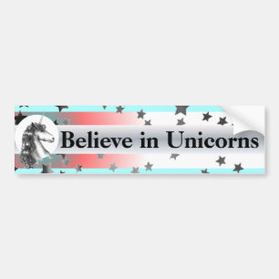 TROR I UNICORNS stötdekal Bildekal