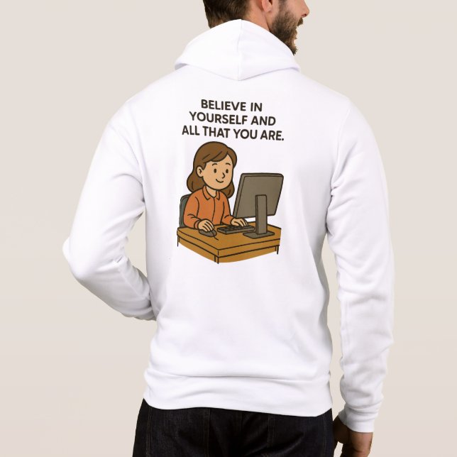 TROR PÅ DIG SJÄLV OCH ALLT NI ÄR T SHIRT (Baksida)