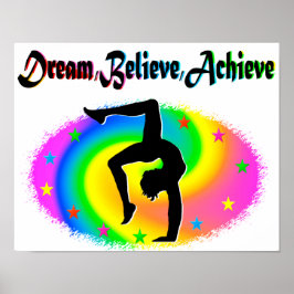 TROR PÅ DINA GYMNASTISKA DREAMS POSTER