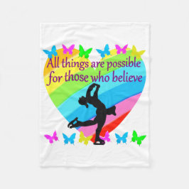 TROR PÅ DINA SKATDREAMS I FIGUR FLEECEFILT