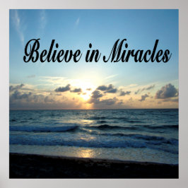 TROR PÅ GOD'S MIRACLES POSTER