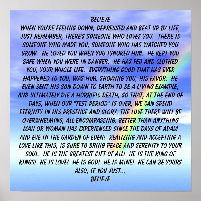 TROR... poster religiösa (Framsidan)