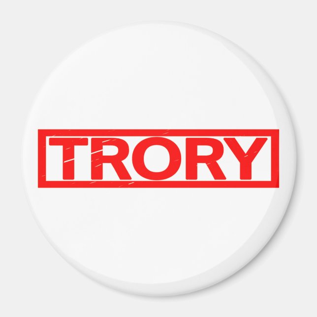 Trory Frimärke Magnet (Framsidan)