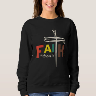 Tros Kors Spikar Hebreerbrev 11 1 Kristendom Tros T Shirt