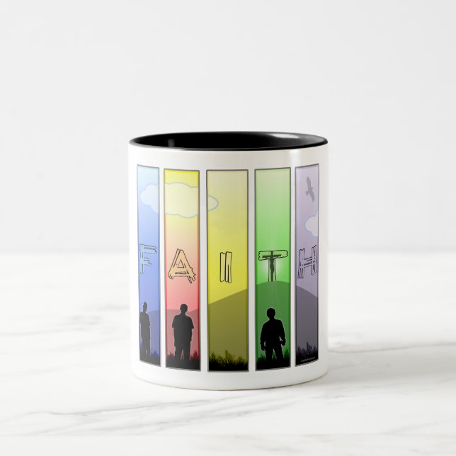 Tros Kors Två-Tonad Mugg (Center)