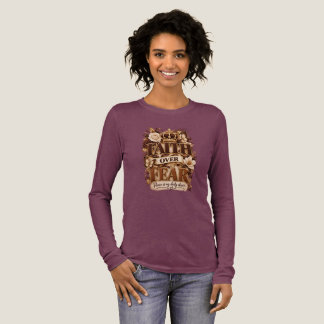 Tros över rädsla sweatshirt t shirt