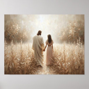 Trosband, Digital kristen konst, Jesus och Wo Poster