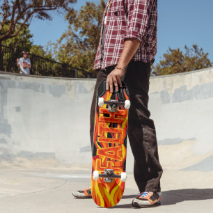 Trosflammor Mini Skateboard Bräda 18,5 Cm
