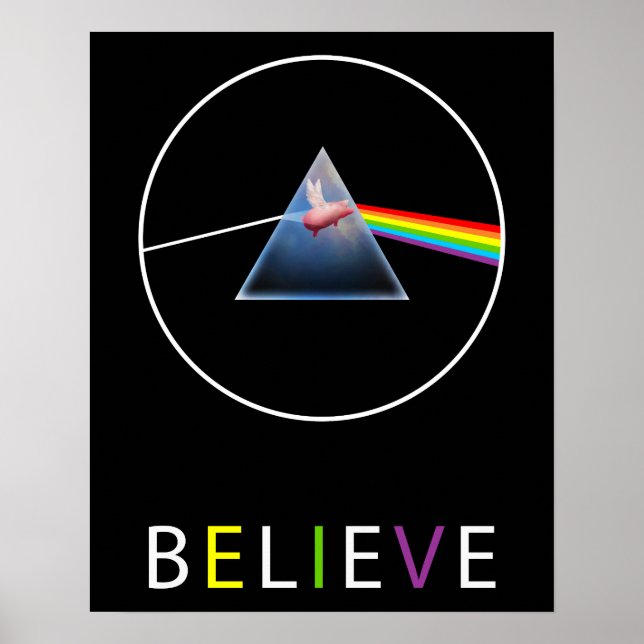 Trosflyende Gris genom Prisdesign Poster (Framsidan)