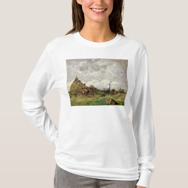 Tröska - maskin t shirt (Framsida)