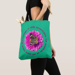 Troskabens blommor Psaltaren Fjäril Tygkasse