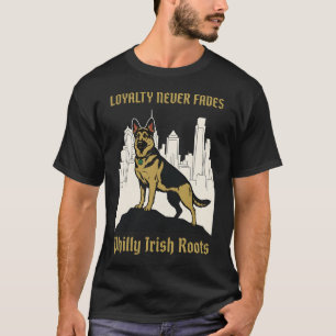 Troskap försvinner aldrig tysherdehund t shirt