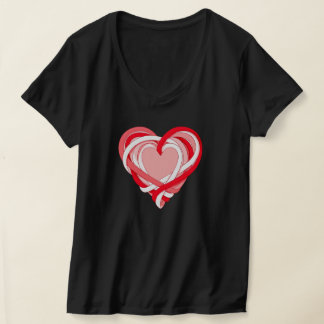 Tröskeldesign för valentinets band t shirt