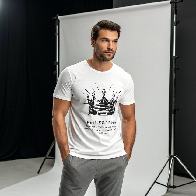 Tröskeln är min Krona T-Shirt | Savage Alpha (Skapare uppladdad)