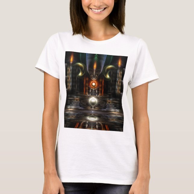 Tröskelrumsformad konst t-shirt (Framsida)
