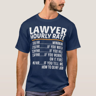 Tröskelvärde för Lag Lawyer T Shirt