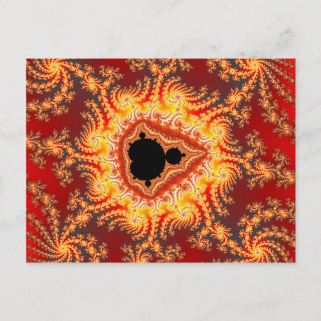 Tröskelvärde för satan - Fractal vykort (Framsida)