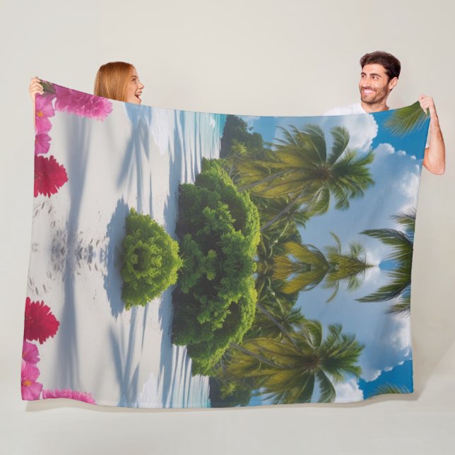 Tröskelvärde för tropisk bågscen fleecefilt (På plats)