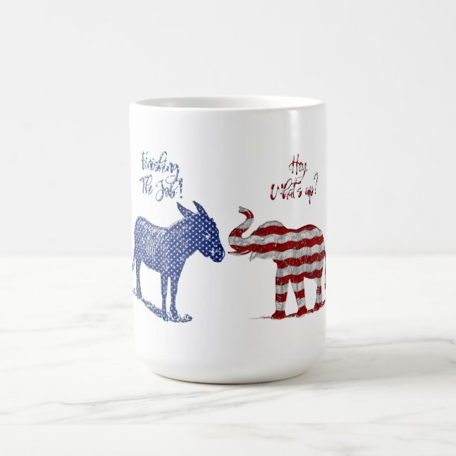 Tröskelvärde för valet Theme Pro Demokrates Biden  Kaffemugg (Center)