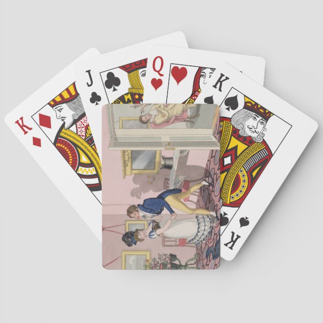 Tröskelvärde, tallrik 10 från "Den nödvändiga kval Casinokort (Baksidan)