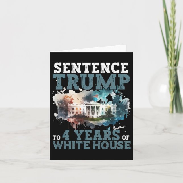 Tröskelvärde till 4 års White House Funny Tru Kort (Framsida)