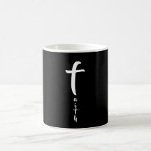 Troskors svart-vit typografi Enkel